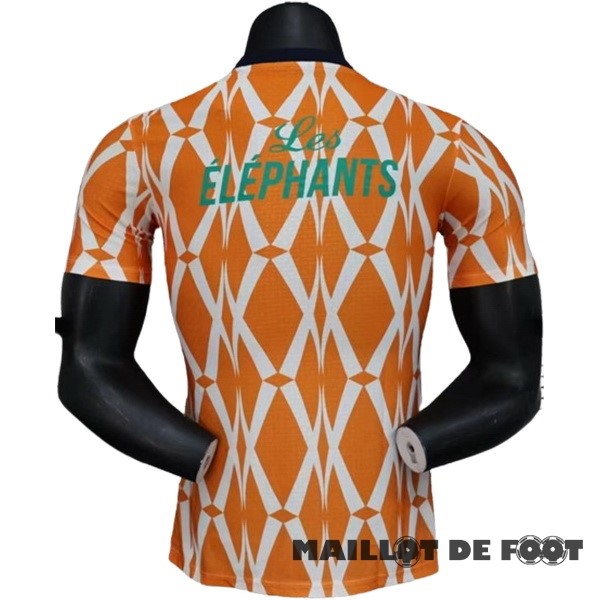 Foot Maillot Pas Cher Thailande Spécial Joueurs Maillot Côte d'Ivoire 2023 Orange