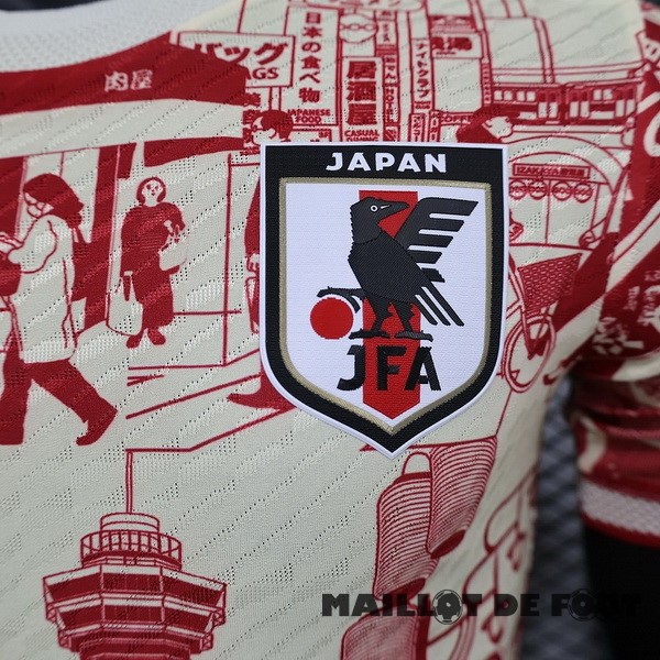 Foot Maillot Pas Cher Thailande Spécial Joueurs Maillot Japon 2023 Jaune Rouge