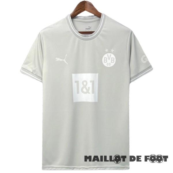 Foot Maillot Pas Cher Thailande Spécial Maillot Borussia Dortmund 2023 2024 Gris