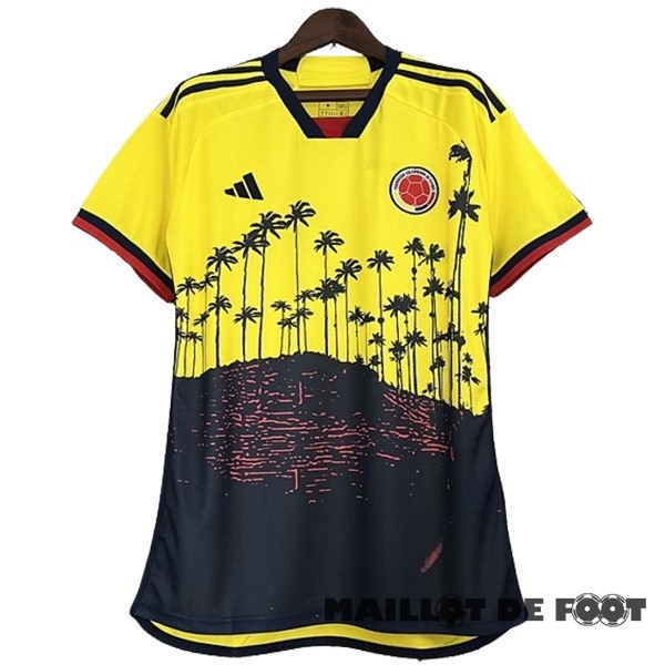 Foot Maillot Pas Cher Thailande Spécial Maillot Columbia 2023 Jaune