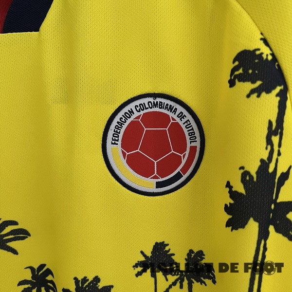 Foot Maillot Pas Cher Thailande Spécial Maillot Columbia 2023 Jaune