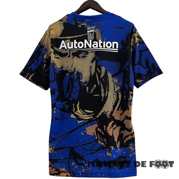 Foot Maillot Pas Cher Thailande Spécial Maillot Inter Miami 2023 2024 Bleu Jaune
