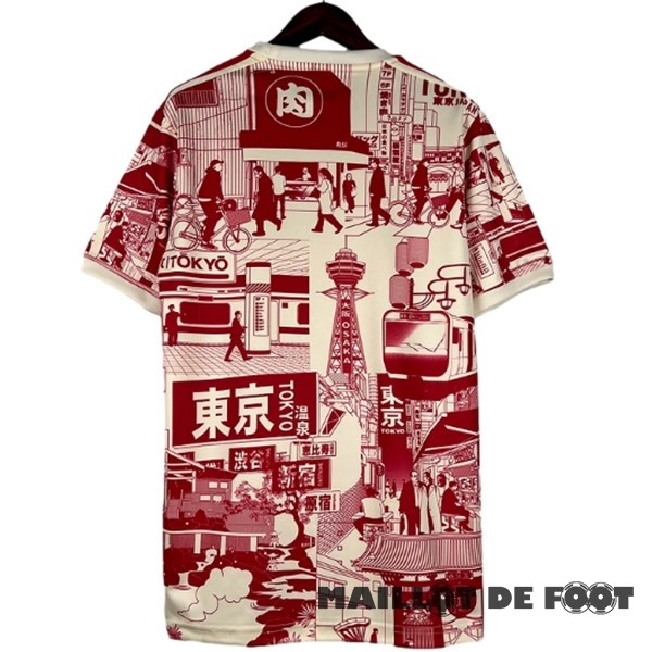 Foot Maillot Pas Cher Thailande Spécial Maillot Japon 2023 Rouge Jaune