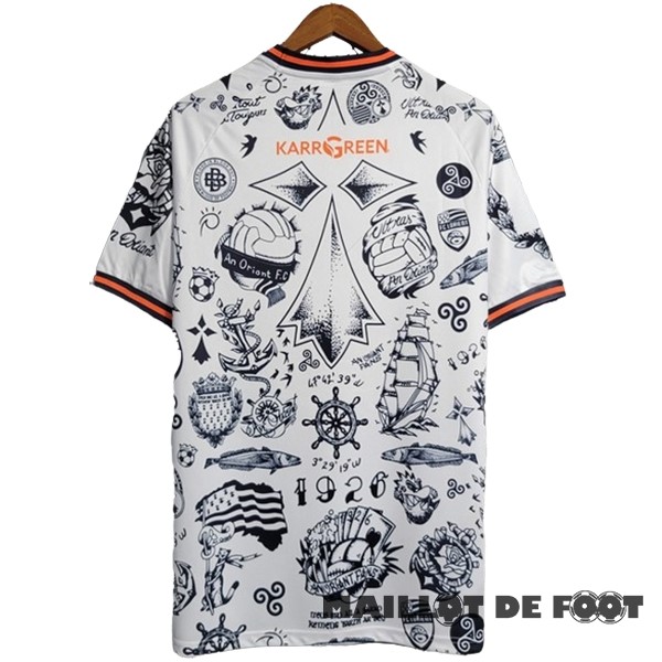 Foot Maillot Pas Cher Thailande Spécial Maillot Lorient 2023 2024 Blanc