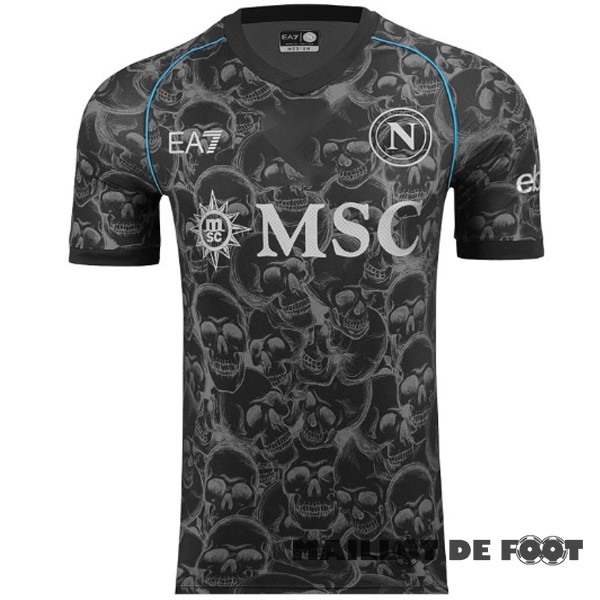 Foot Maillot Pas Cher Thailande Spécial Maillot Napoli 2023 2024 Noir