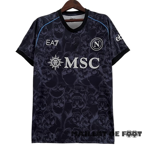 Foot Maillot Pas Cher Thailande Spécial Maillot Napoli 2023 2024 Noir