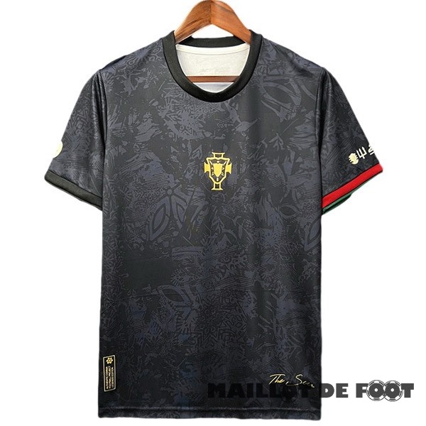 Foot Maillot Pas Cher Thailande Spécial Maillot Portugal 2023 Noir