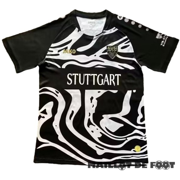 Foot Maillot Pas Cher Thailande Spécial Maillot Stuttgart 2023 2024 Noir