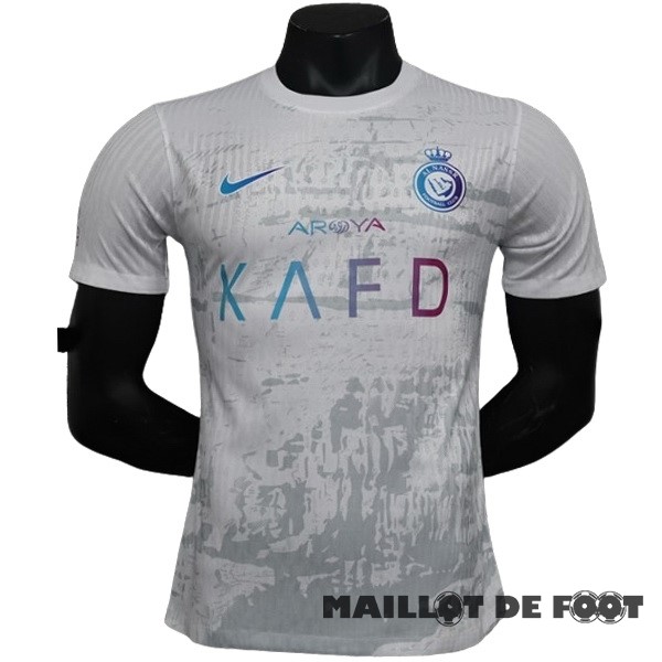Foot Maillot Pas Cher Thailande Third Joueurs Maillot Al Nassr 2023 2024 Blanc
