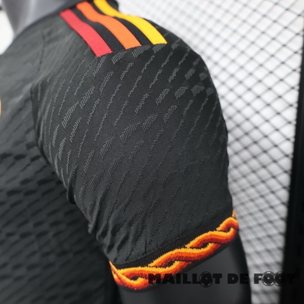 Foot Maillot Pas Cher Thailande Third Joueurs Maillot As Roma 2023 2024 Noir