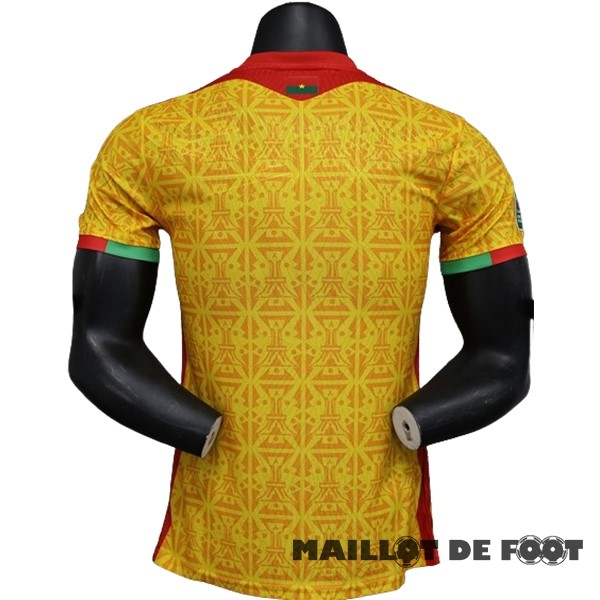 Foot Maillot Pas Cher Thailande Third Joueurs Maillot Burkina Faso 2024 Jaune