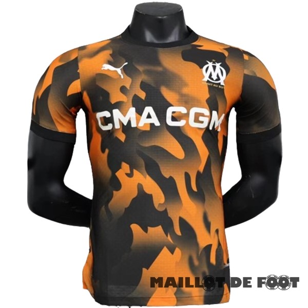 Foot Maillot Pas Cher Thailande Third Joueurs Maillot Marsella 2023 2024 Orange