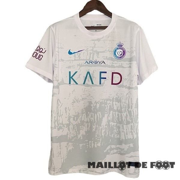 Foot Maillot Pas Cher Thailande Third Maillot Al Nassr 2023 2024 Blanc
