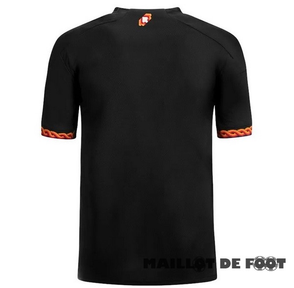 Foot Maillot Pas Cher Thailande Third Maillot As Roma 2023 2024 II Noir