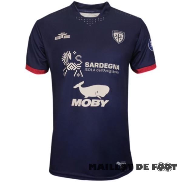 Foot Maillot Pas Cher Thailande Third Maillot Cagliari Calcio 2023 2024 Bleu