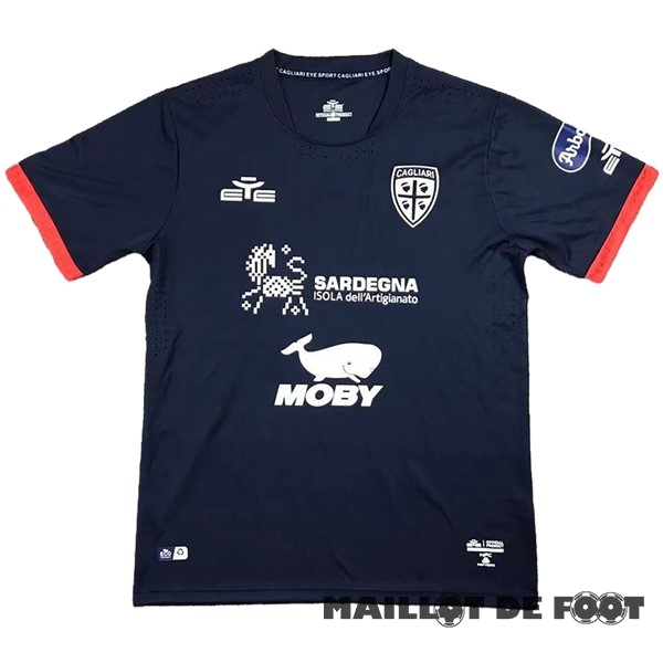 Foot Maillot Pas Cher Thailande Third Maillot Cagliari Calcio 2023 2024 Bleu