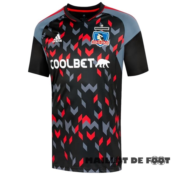 Foot Maillot Pas Cher Thailande Third Maillot Colo Colo 2023 2024 Noir