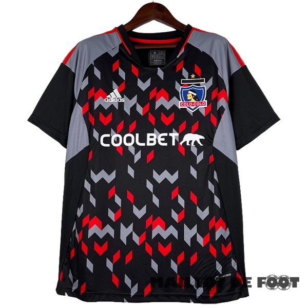 Foot Maillot Pas Cher Thailande Third Maillot Colo Colo 2023 2024 Noir