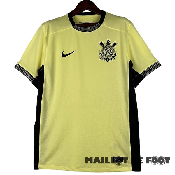 Foot Maillot Pas Cher Thailande Third Maillot Corinthians Paulista 2023 2024 Jaune