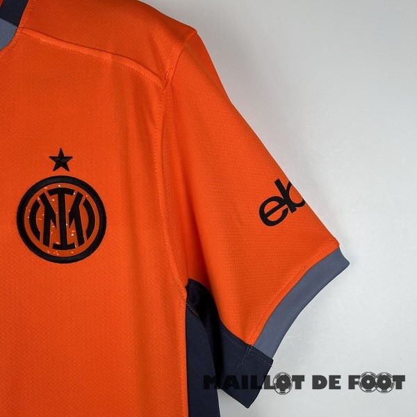 Foot Maillot Pas Cher Thailande Third Maillot Inter Milán 2023 2024 Orange