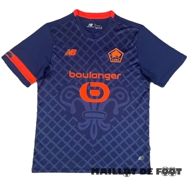 Foot Maillot Pas Cher Thailande Third Maillot Lille 2023 2024 Bleu
