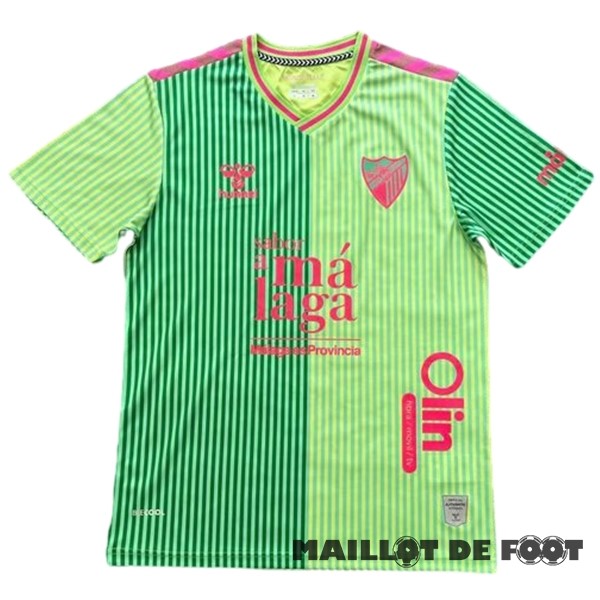 Foot Maillot Pas Cher Thailande Third Maillot Málaga CF 2023 2024 Vert