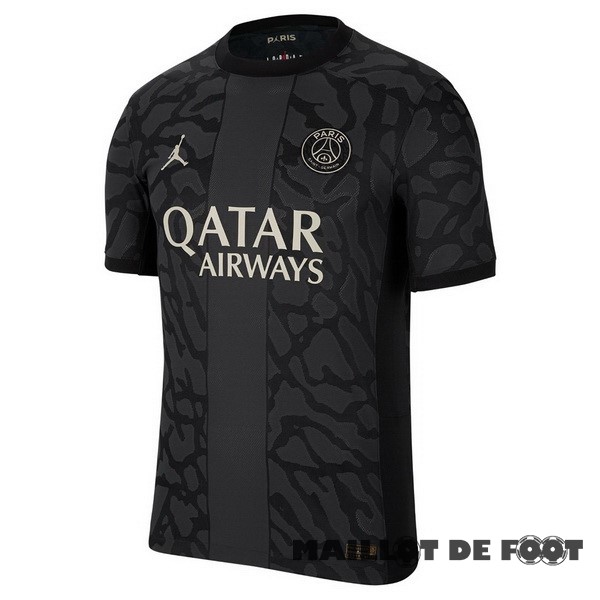 Foot Maillot Pas Cher Thailande Third Maillot Paris Saint Germain 2023 2024 Noir