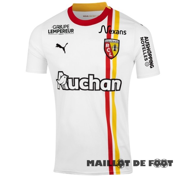 Foot Maillot Pas Cher Thailande Third Maillot RC Lens 2023 2024 Blanc