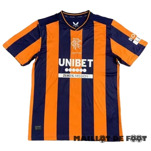 Foot Maillot Pas Cher Thailande Third Maillot Rangers 2023 2024 Orange