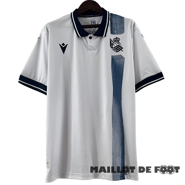 Foot Maillot Pas Cher Thailande Third Maillot Real Sociedad 2023 2024 Blanc