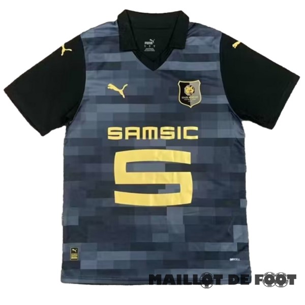 Foot Maillot Pas Cher Thailande Third Maillot Stade Rennais 2023 2024 Noir
