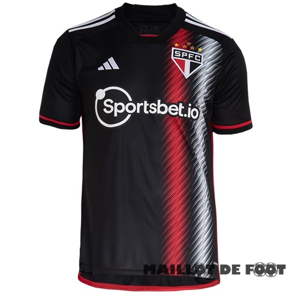 Foot Maillot Pas Cher Thailande Third Maillot São Paulo 2023 2024 Noir