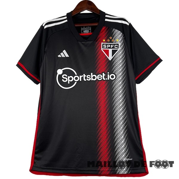 Foot Maillot Pas Cher Thailande Third Maillot São Paulo 2023 2024 Noir