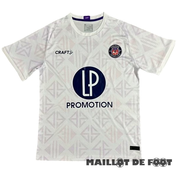 Foot Maillot Pas Cher Thailande Third Maillot Toulouse 2023 2024 Blanc