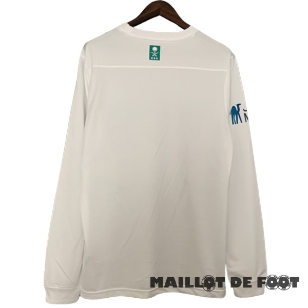Foot Maillot Pas Cher Thailande Third Manches Longues Al Nassr 2023 2024 Blanc
