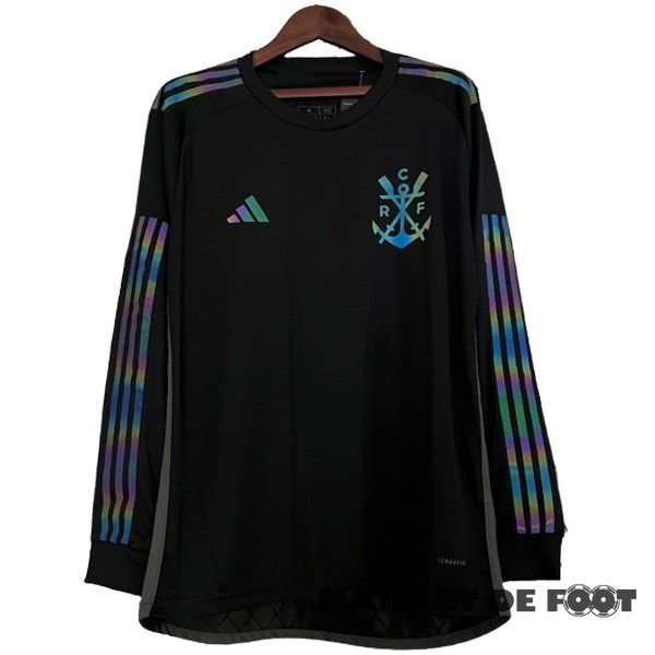 Foot Maillot Pas Cher Thailande Third Manches Longues Flamengo 2023 2024 Noir