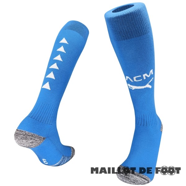 Foot Maillot Pas Cher Third Chaussette Enfant AC Milan 2023 2024 Bleu