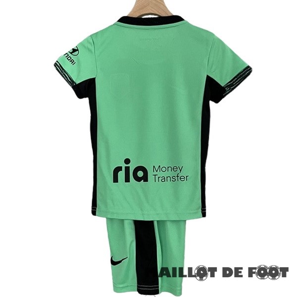 Foot Maillot Pas Cher Third Conjunto De Enfant Atlético Madrid 2023 2024 Vert