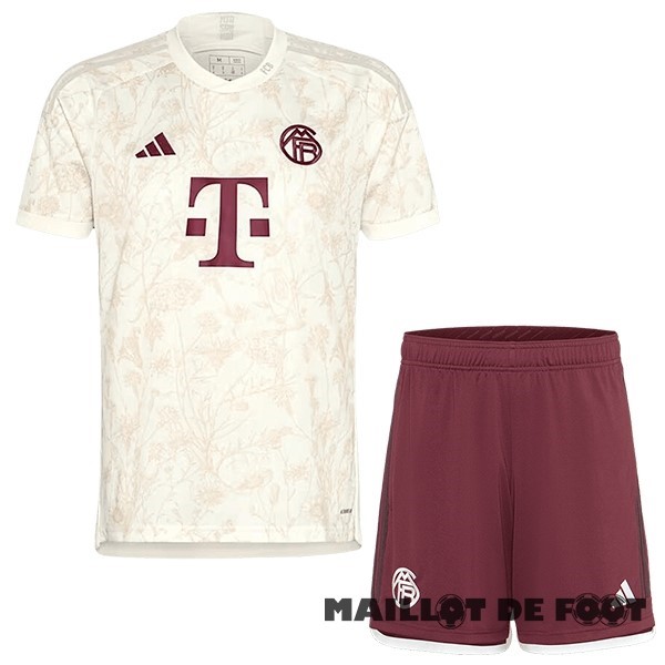 Foot Maillot Pas Cher Third Conjunto De Enfant Bayern Múnich 2023 2024 Jaune