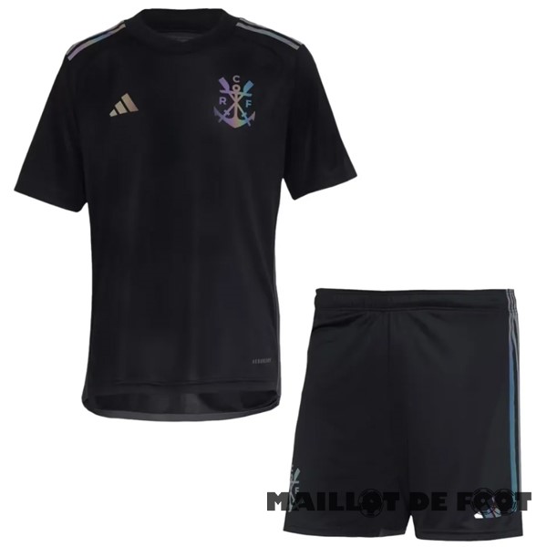 Foot Maillot Pas Cher Third Conjunto De Enfant Flamengo 2023 2024 Noir