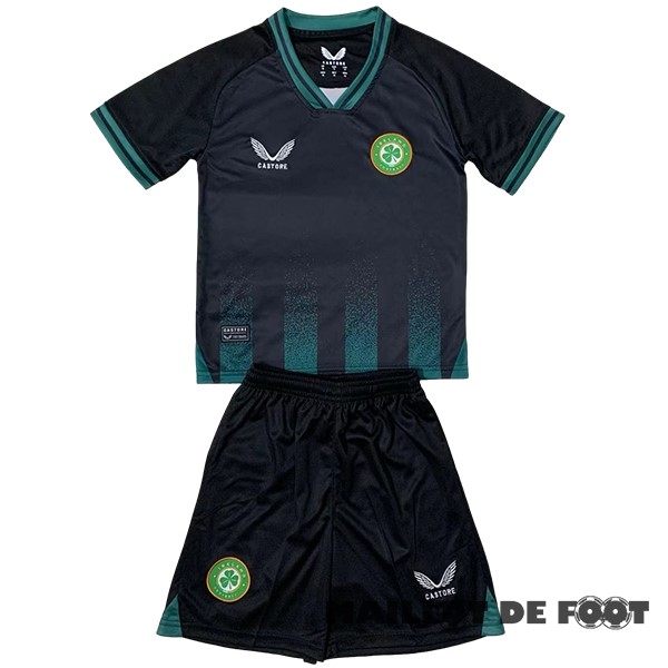 Foot Maillot Pas Cher Third Conjunto De Enfant Irlande 2023 Noir