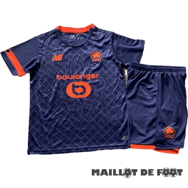 Foot Maillot Pas Cher Third Conjunto De Enfant Lille 2023 2024 Bleu