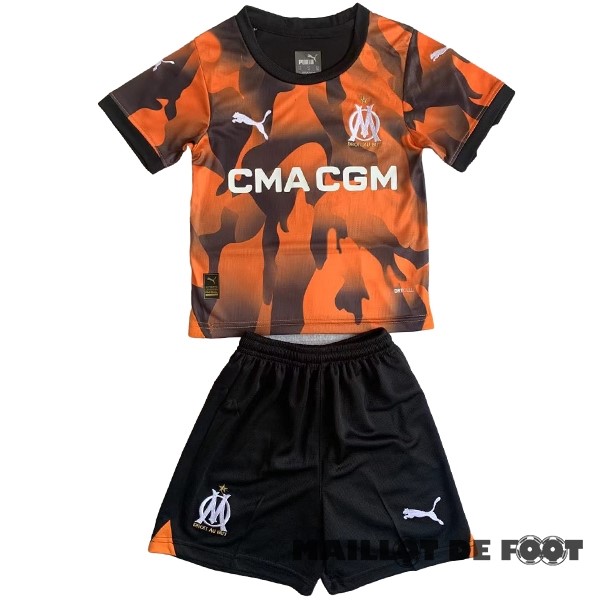 Foot Maillot Pas Cher Third Conjunto De Enfant Marsella 2023 2024 Orange