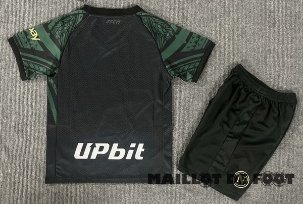 Foot Maillot Pas Cher Third Conjunto De Enfant Napoli 2023 2024 Noir