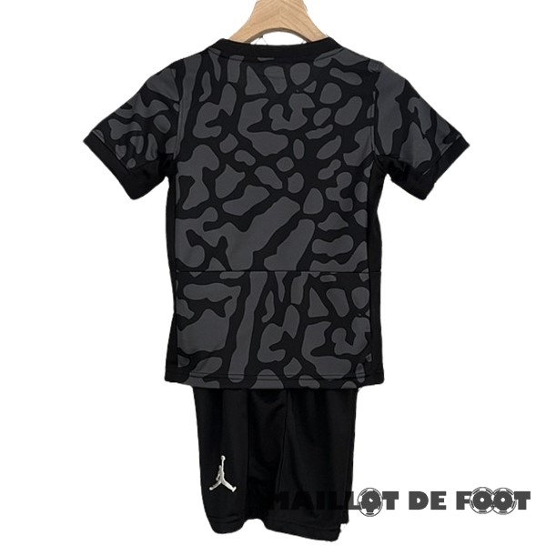 Foot Maillot Pas Cher Third Conjunto De Enfant Paris Saint Germain 2023 2024 Noir Gris