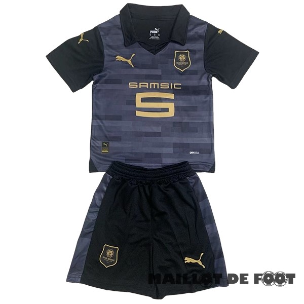 Foot Maillot Pas Cher Third Conjunto De Enfant Rennais 2023 2024 Noir