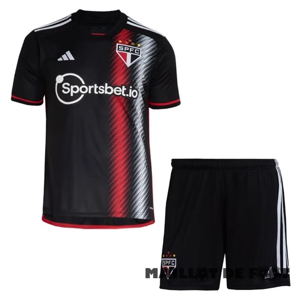 Foot Maillot Pas Cher Third Conjunto De Enfant São Paulo 2023 2024 Noir