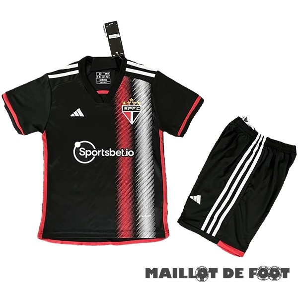 Foot Maillot Pas Cher Third Conjunto De Enfant São Paulo 2023 2024 Noir
