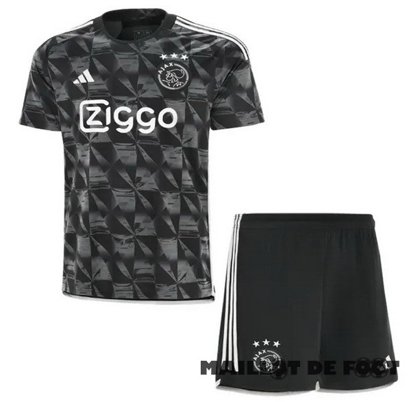 Foot Maillot Pas Cher Third Conjunto De Homme Ajax 2023 2024 Noir