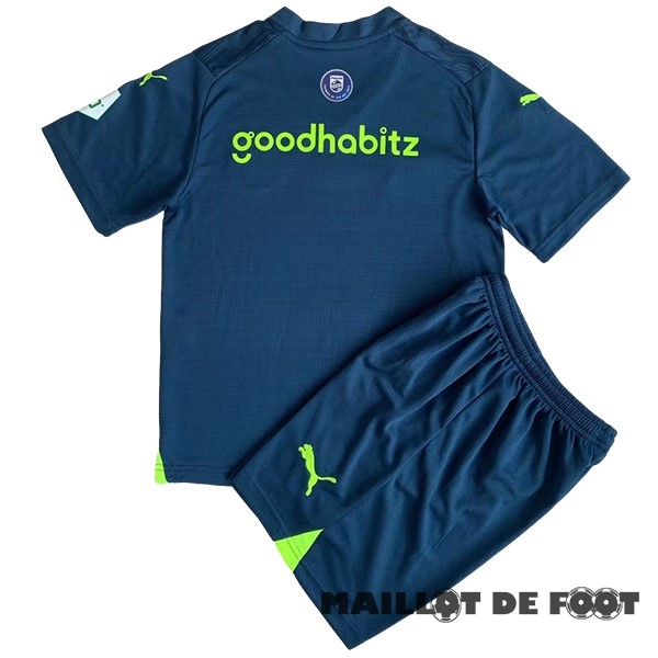 Foot Maillot Pas Cher Third Conjunto De Homme Eindhoven 2023 2024 Bleu
